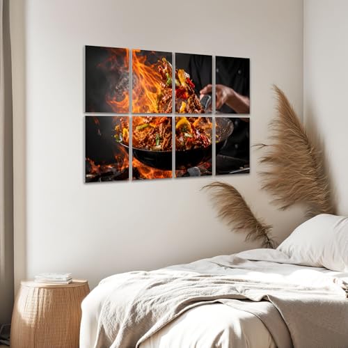 Paneles Acústicos Decorativos 8 Pack LAMOONHOME 48"x32" de Fibra de Poliéster Auto Adhesivos para Estudios y Hogar miniatura 6