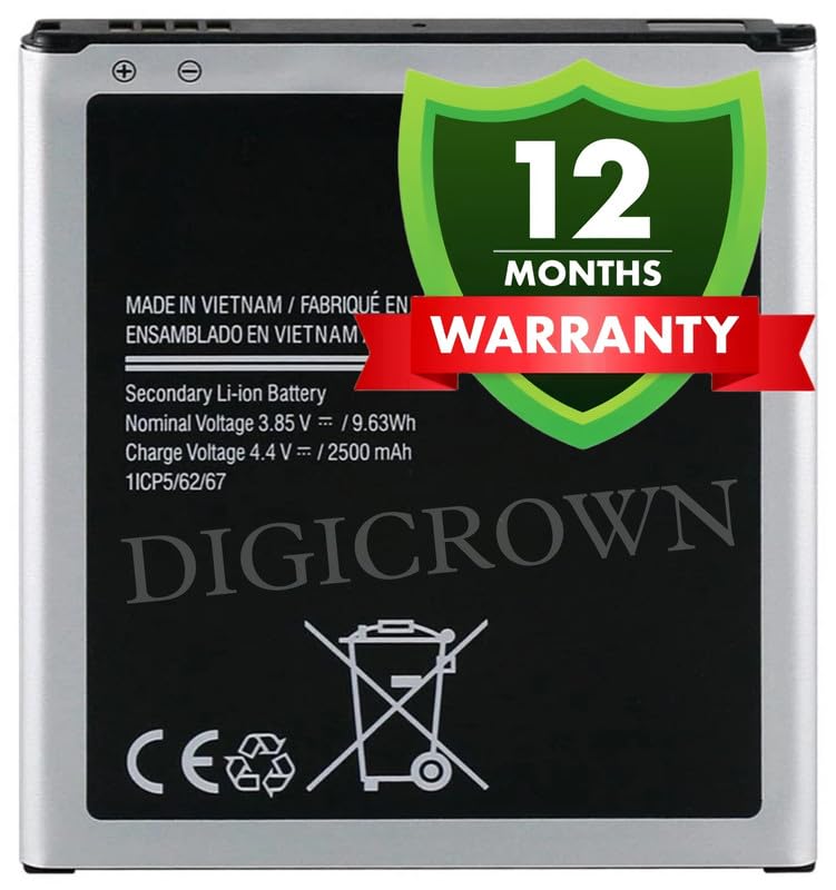 Image of Original EB-BG720CBE Battery Compatible for Samsung Galaxy Grand Max - (2500mAh) - 1 Year Warranty DF7