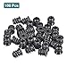 uxcell 100Pcs Threaded Inserts, M4-0.7x9 Zinc Plated Carbon Steel Hex Socket Drive Screw-in Nut Threaded Inserts for Wood Working Tools and Accessories
