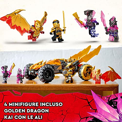 Ninjago Fuoristrada Drago di Cole, Set Serie TV Crystallized con Minifigure e Macchina Giocattolo, Idea Regalo, Giochi per Bambini e Bambine da 8 Anni, Idee Regalo 71769 - Lego - Immagine 4