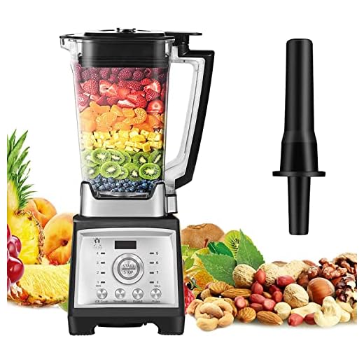 Batidora de Vaso 2000W,Licuadora Blender Profesional , 8 Hojas de Acero Inoxidable y Tarro Tritan de 2 Litros, [Clase de eficiencia energética A+++]