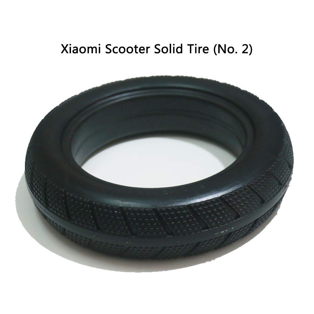 Pneu de Scooter électrique, Pneu Solide 81/2X2, Pneu en PU antidérapant de 8,5 Pouces d'épaisseur, Motif de Bande de roulement en Option, adapté au Scooter électrique, 2 pièces, Remplacement de Pneu