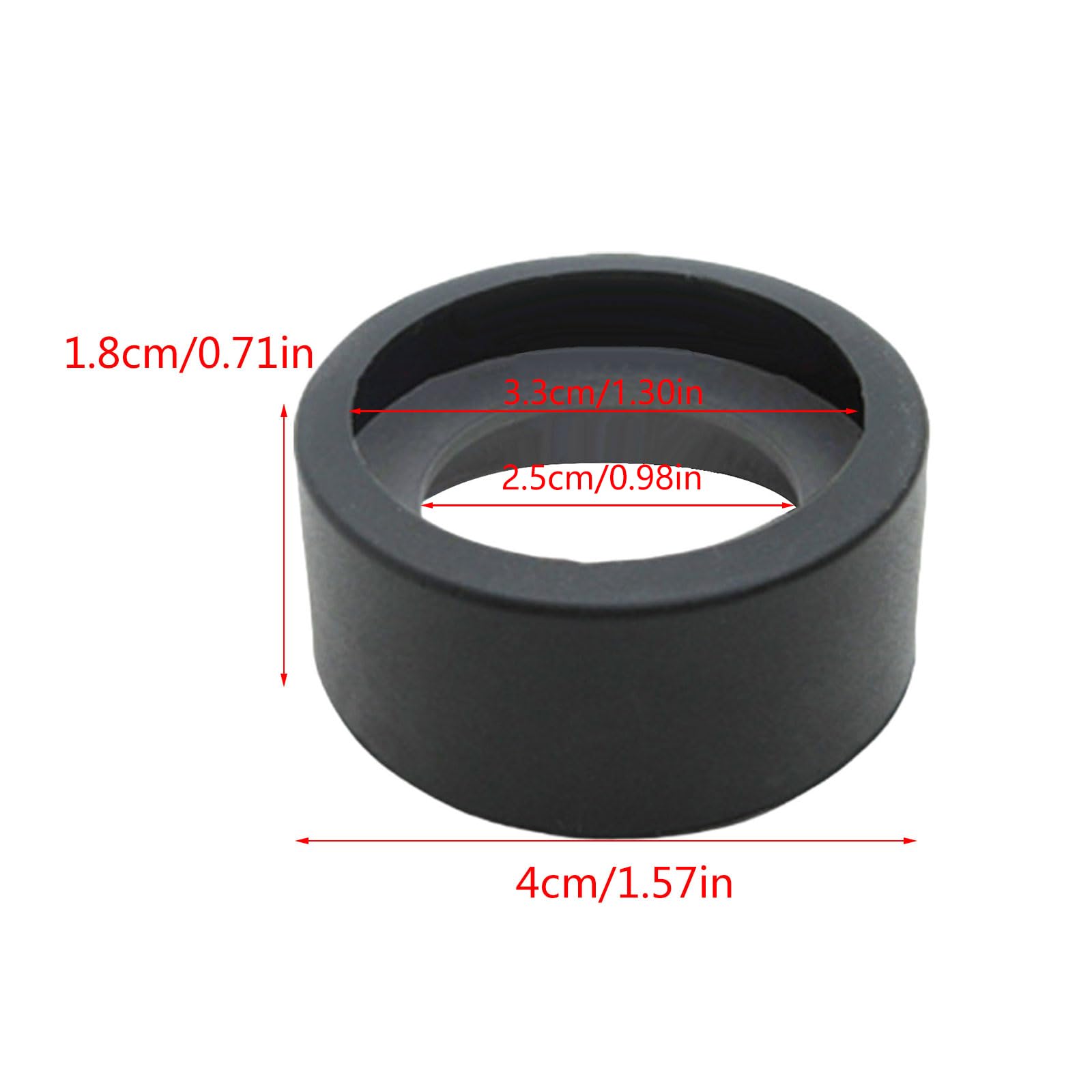 Protector ocular de goma suave de 28 mm a 37 mm, para prismáticos, microscopios, diámetro interior de 28 mm a 37 mm