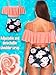 Kaei&Shi Strapless,Strappy Swimwear,Flower High Waisted Flounce Bikini Set,Tummy Control Swimsuits for Women,Off Shoulder Bathing Suit Petite Coral X-Small
