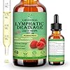 Lymphatic Drainage Drops, 18-in-1 Herbal Lymph System Support w. Echinacea Elderberry Dandelion Burdock Root Cleavers for Lymphatic Cleanse Detox Immune Support, Liposoaml for Max Absorption