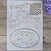DIY Decorative Stencil Template for Painting on Walls Furniture Crafts (A4 Size)
