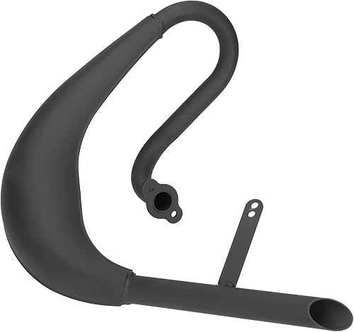 Miniatura 5 de YOXUFA Tubo de escape de cámara de expansión cromada Silenciador Clip Tensor de cadena Conjunto de ajustador para 49cc 50cc 66cc 80cc 100cc 2-Stroke