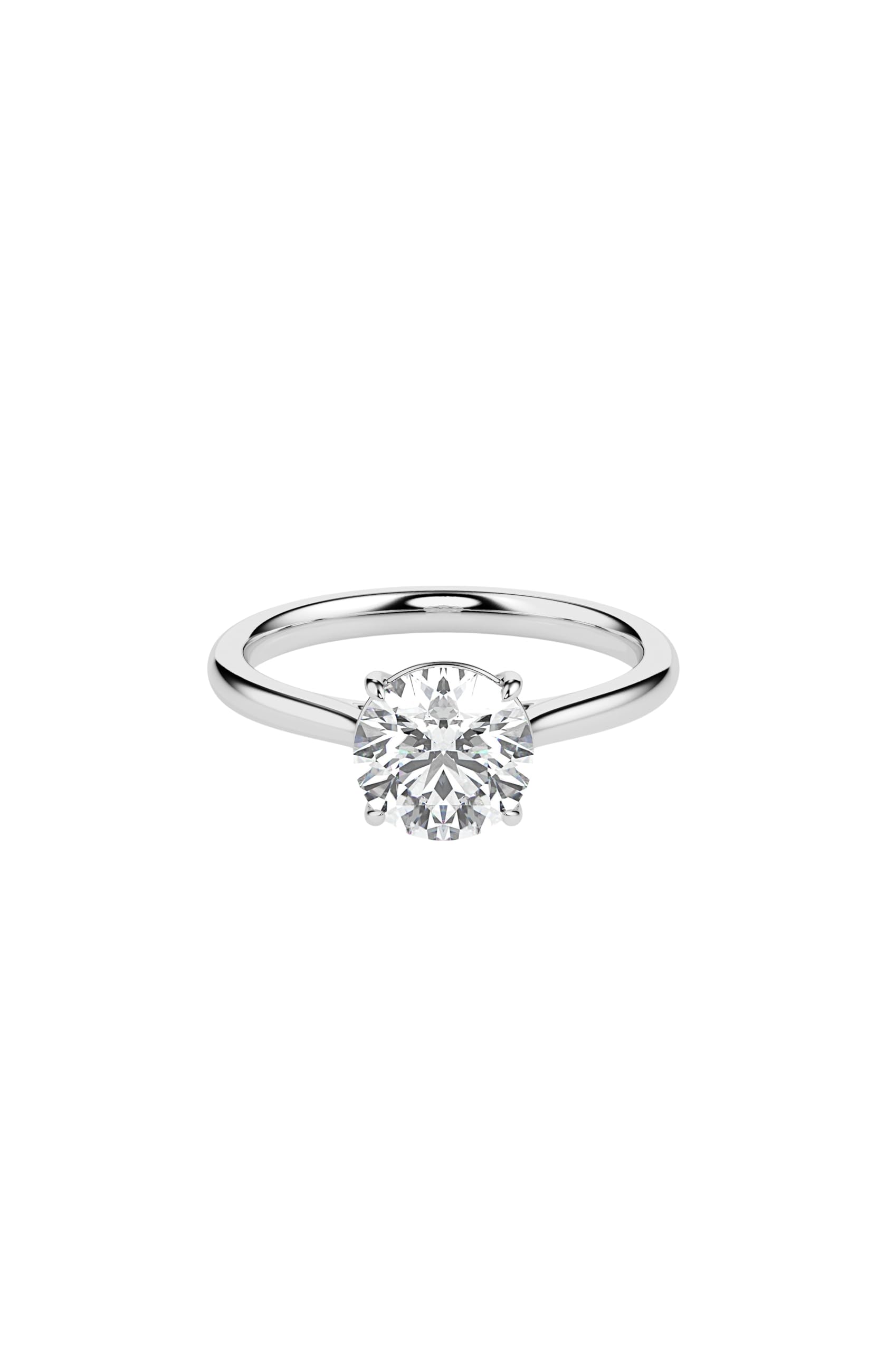 GOLDHARTZ 925 Sterling Silver Round Solitaire Engagement Ring for Women with Zirconia - Womens Stylish Ring (Size - 15) (B0D9K5YVDX) Amazon Price History, Amazon Price Tracker