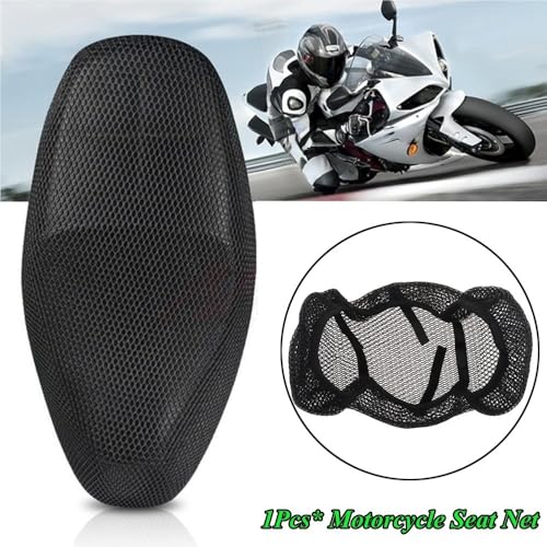 Funda para asiento de motocicleta ideal para rutas largas y calor urbano 3