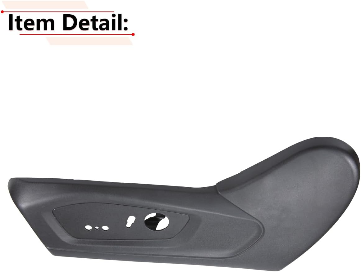 RLB-HILON Driver Side Seat Trim Cover Compatible with Ford Explorer 2020 2021 2022 2023 Year, Front Left Seat Track Cover