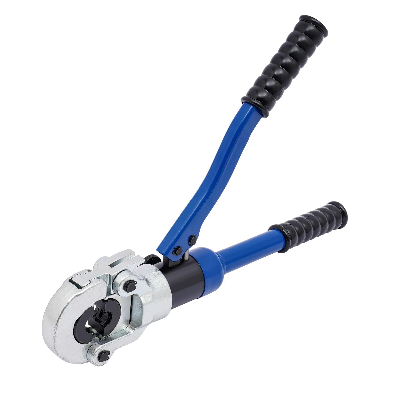 8T Hydraulische Crimpzange Blau | Manueller Crimpzangensatz mit Werkzeugkasten | Für Energie/Kommunikation/Transport | Ölbeständige Industriewerkzeuge