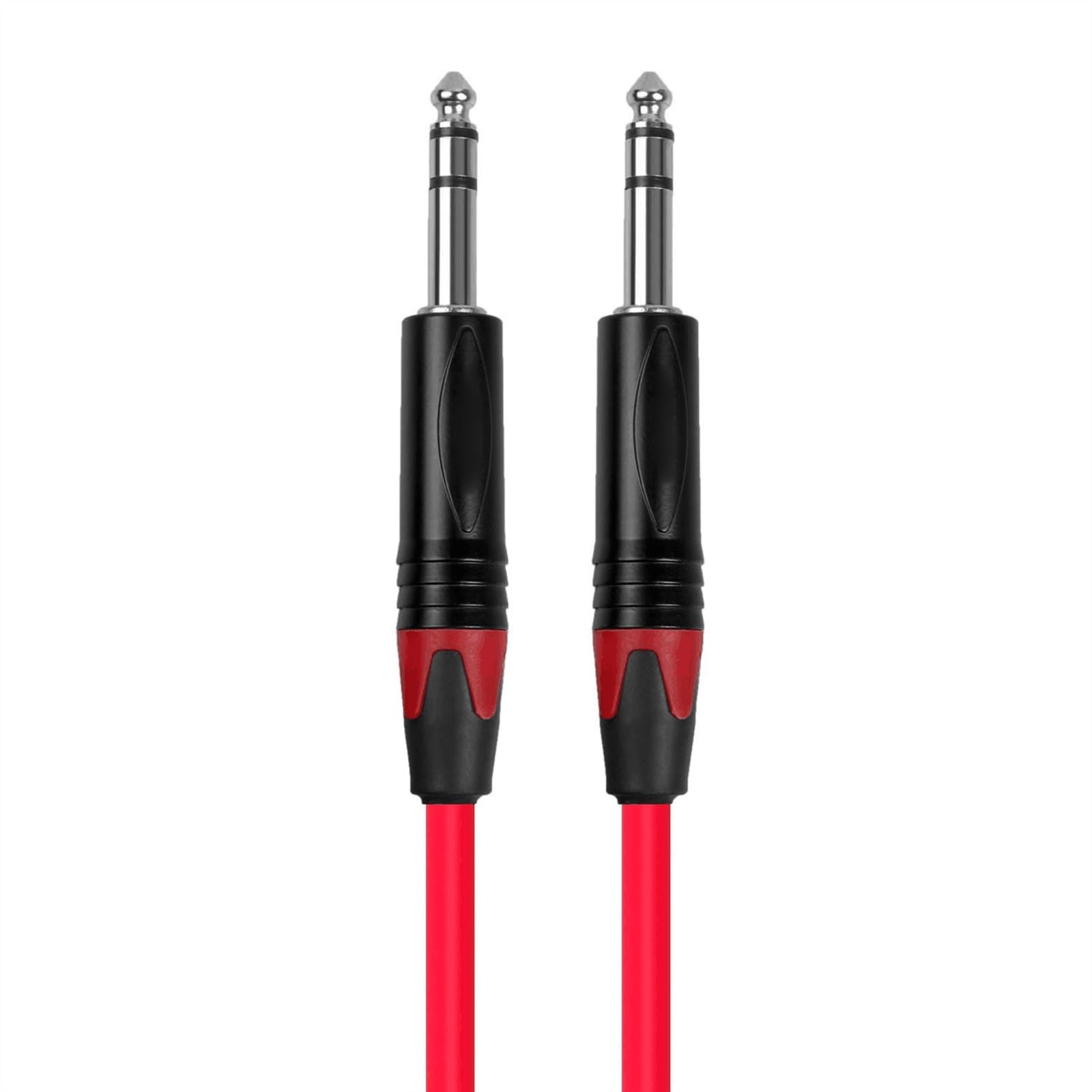 Professionelles Gitarren-Audiokabel 6,35 Mm Symmetrisches Audiokabel, Klinkenstecker Auf Stecker, Kabel Für Lautsprecher, Verstärker, Instrumentenkabel, Gitarre, Tastatur (Color : 01, Size : 5m)