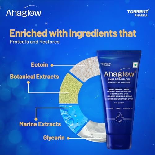 Image of Ahaglow Skin Repair Gel, A Repair Formula Designed To Restore The Integrity And Barrier Function Of Skin. 50g