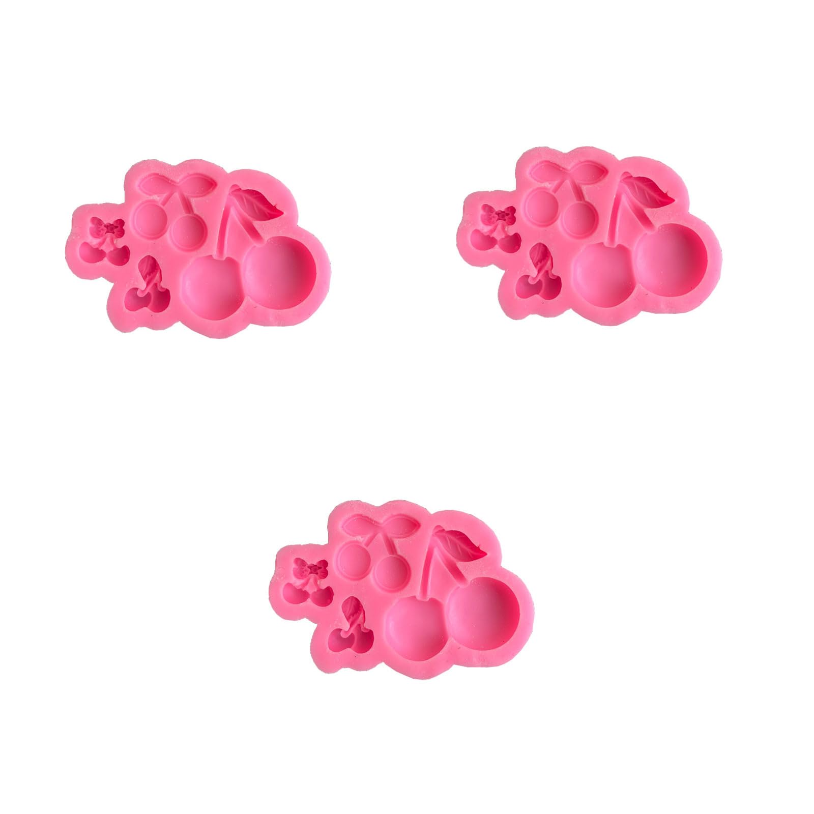 Btgghytr Sturdy Cherries Cake Decorating Molds Food Grade Silicone Kitchen Baking Tool Great for Party Dessert and Fondant Cake Molds