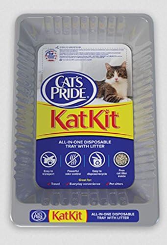 Disposable Litter Pan, Includes Pan & Litter All In One (1 Pack)