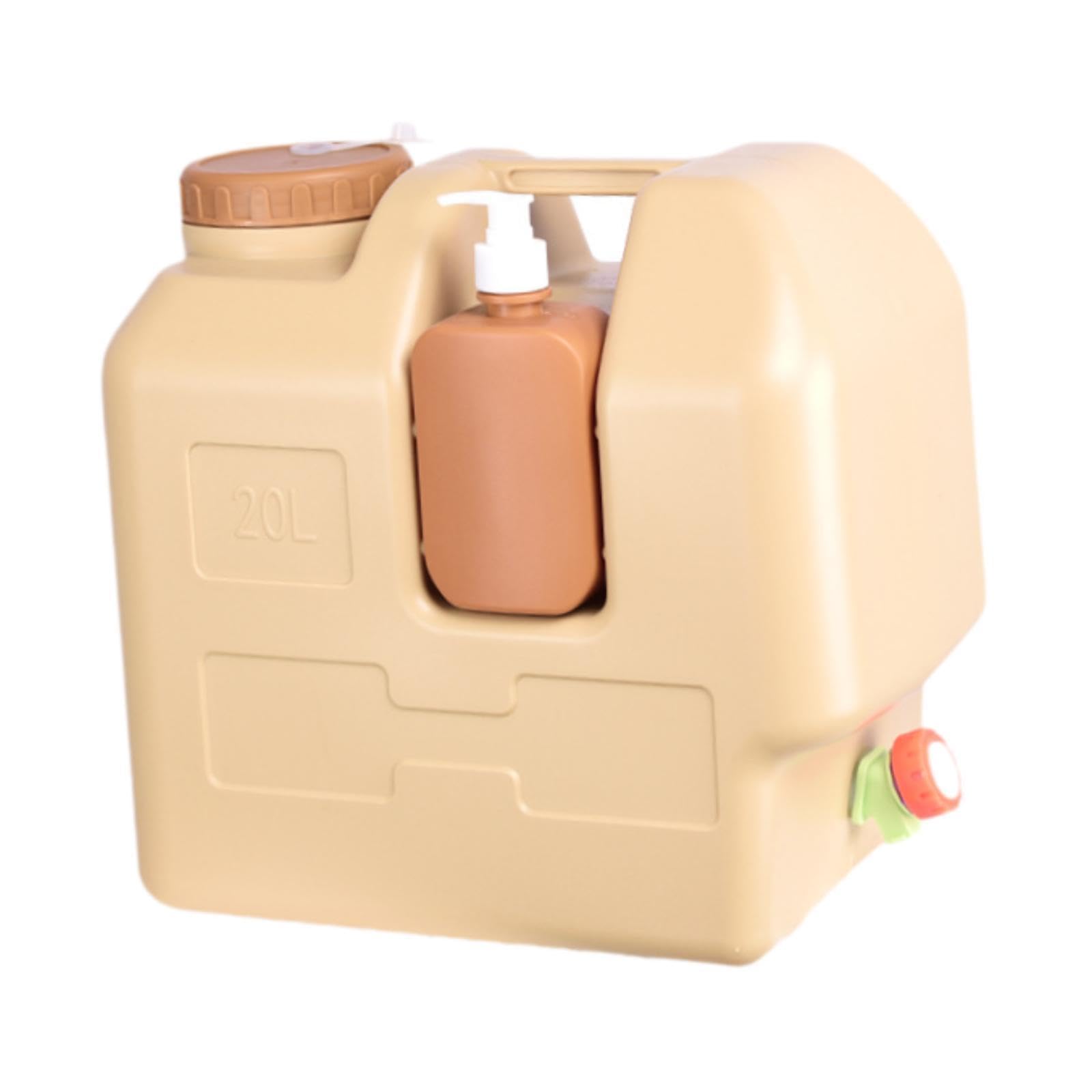 Sharplace 20L Wasserbehälter Wassertank mit Zapfentrinkbehälter bequemer großer Träger mit Griff für Grillnotfall