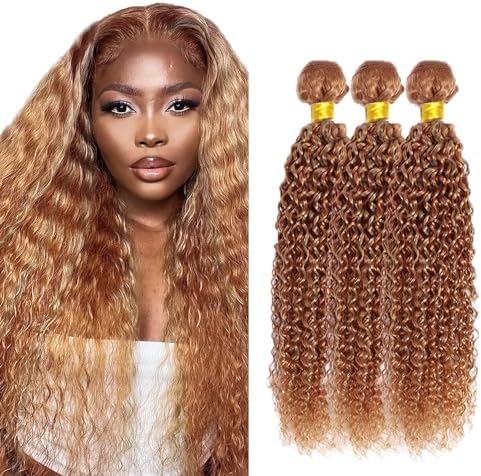32 32 32 Inch Highlight Human Hair Bundles P27/30 Water Wave Bundles Double Weft