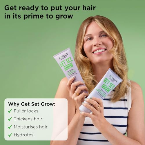 Noughty 97% Natural Get Set Grow Hair Thickening Conditioner to Optimise Scalp Health, Stimulate Roots and Promote Hair Growth, with Organic Garden Pea Sprouts and Green Robusta Coffee Beans, 250ml - Image 7