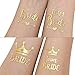 Konsait Lot de 20 Team Bride Tatouages temporaires EVJF Tatouage avec Bride Tatouages de mariée pour Enterrement De Vie De Jeune Fille Decorations Accessoire