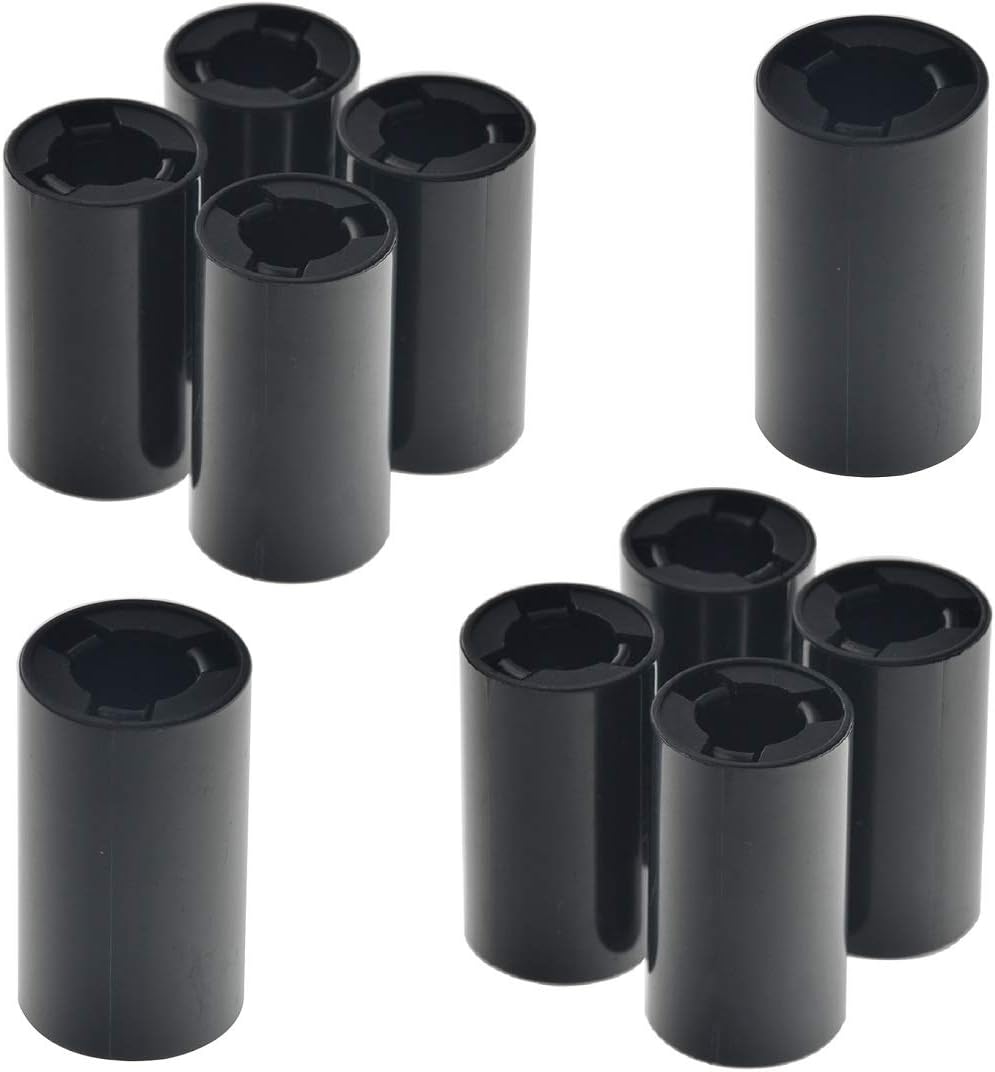 (10-Pack) AA to C Battery Adapter Case,AA to C Size Battery converter spacers Batteries Holder Box.