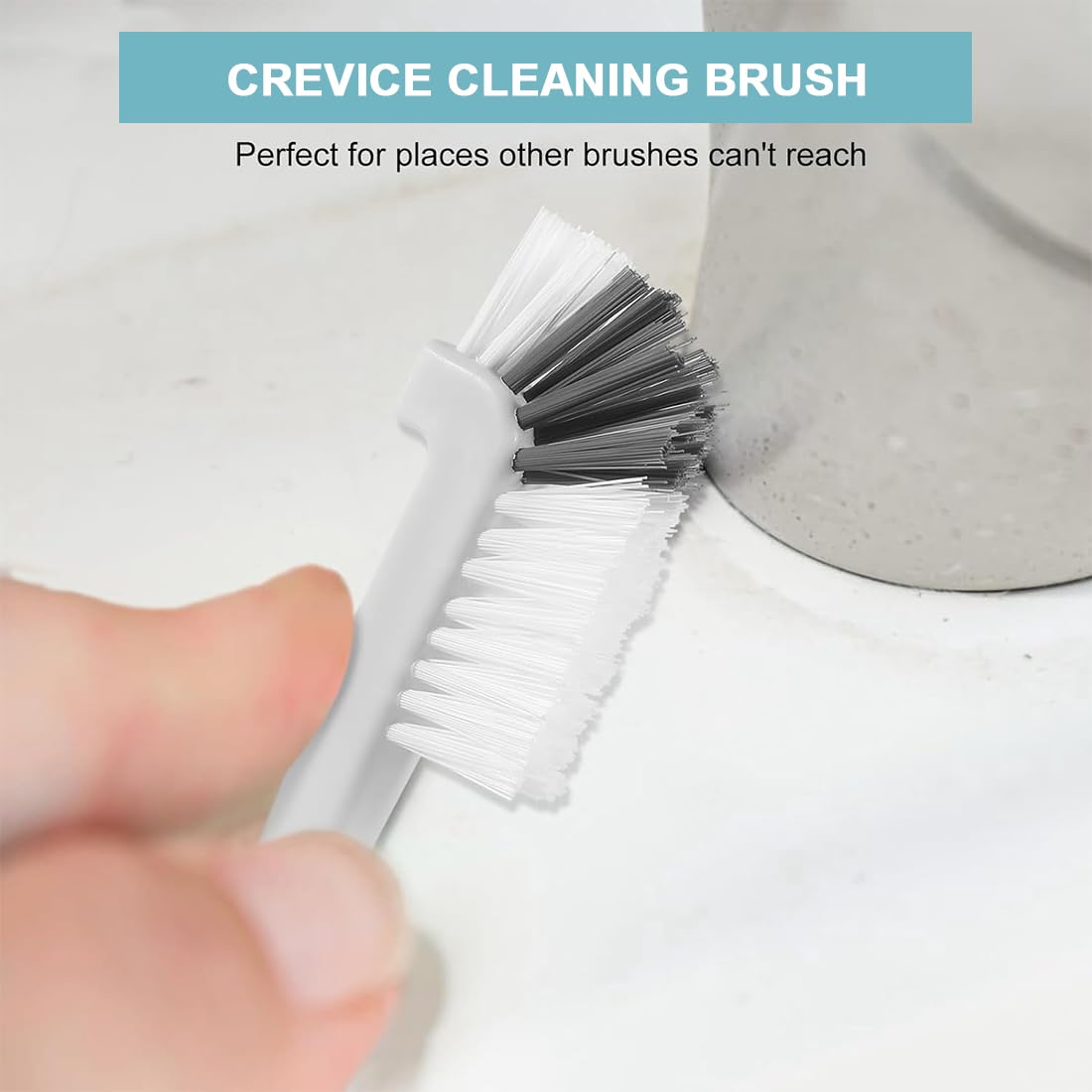 Set Di 9 Spazzole Con Manico Curvo Per Pulizia Scorie Di Saldatura, Cappe, Lavelli, Pavimenti E Fessure - 4