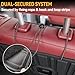 GALVAGNITE Cargo Mat for Mazda CX-5 2017-2024 2025 Accessories, Full Coverage All Weather Trunk Cargo Liner with Backrest Protectors & Storage Mats
