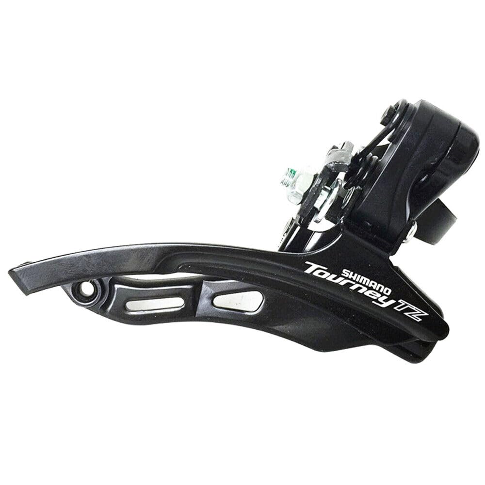 FD-TZ500 6/7 Speed Bike Triple Front Derailleur Top-Pull 31.8mm, black
