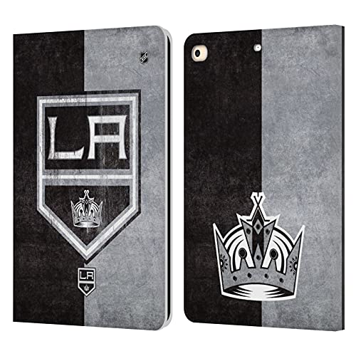 Coque iPad 9.7 Los Angeles Kings étui à rabat cuir anti-choc avec porte-carte