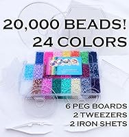 Algopix Similar Product 4 - 25mm Mini Beads 20000 24 Colors 6