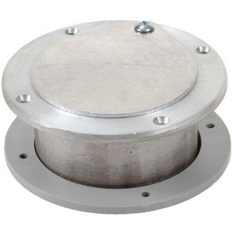 Garage Door Vent Flush Mount Adapter - 4" Exhaust Port For Laser Engraver & Workshop Dust/Smoke Removal