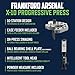 Frankford Arsenal X-10 Progressive Press with 10 Stations, Case Feeder, Automatic Rotating Shell Plate and Powder Measure, For Reloading and Gunsmithing