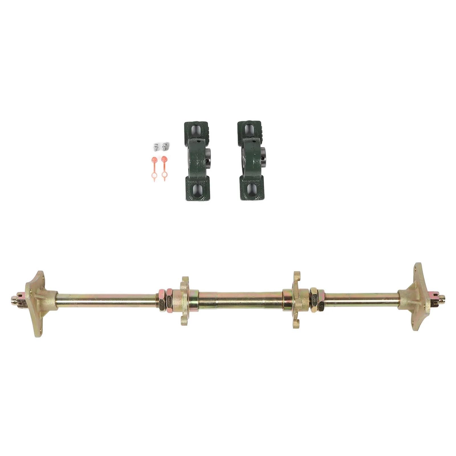 Ejes cardán para moto Kit de eje trasero para kart de 24 pulgadas, bujes  metálicos antiimpacto,