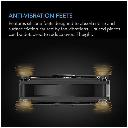 AC Infinity MULTIFAN S7-P, Quiet Dual 120mm AC-Powered Fan with Speed Control, for Receiver DVR Playstation Xbox Component Cooling - Image 6