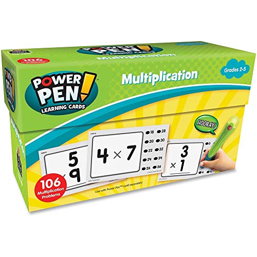 Image of Teacher Created Resources Power Pen Learning Cards: Multiplication (6459)