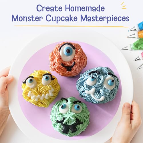 image for Baketivity x Duff Goldman Monster Cupcakes Kit - Cooking Set with Prem
