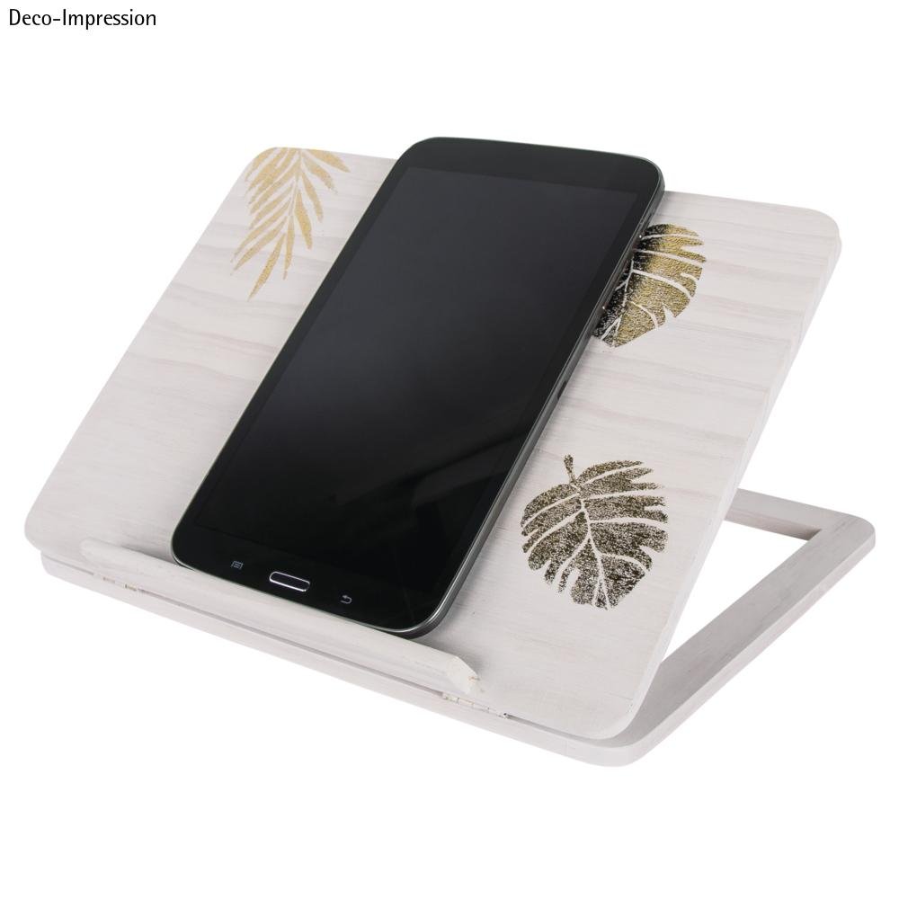 Rayher Leggio da Tavolo Regolabile in Legno Naturale FSC 28x21x3,4 cm per Libri Tablet iPad