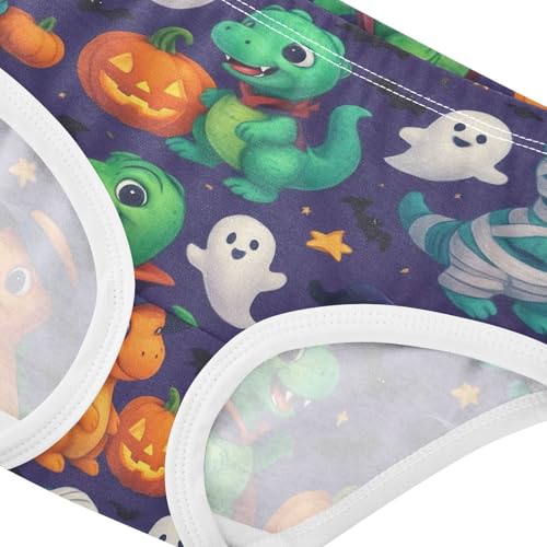 Joisal Cute Cartoon Dinosaurs Halloween Girls Underwear Toddler 2t Cotton Panties Little Girl Animals Briefs Underpants4