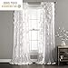 Lush Decor Riley Light Filtering Window Curtain Panel, Single 54
