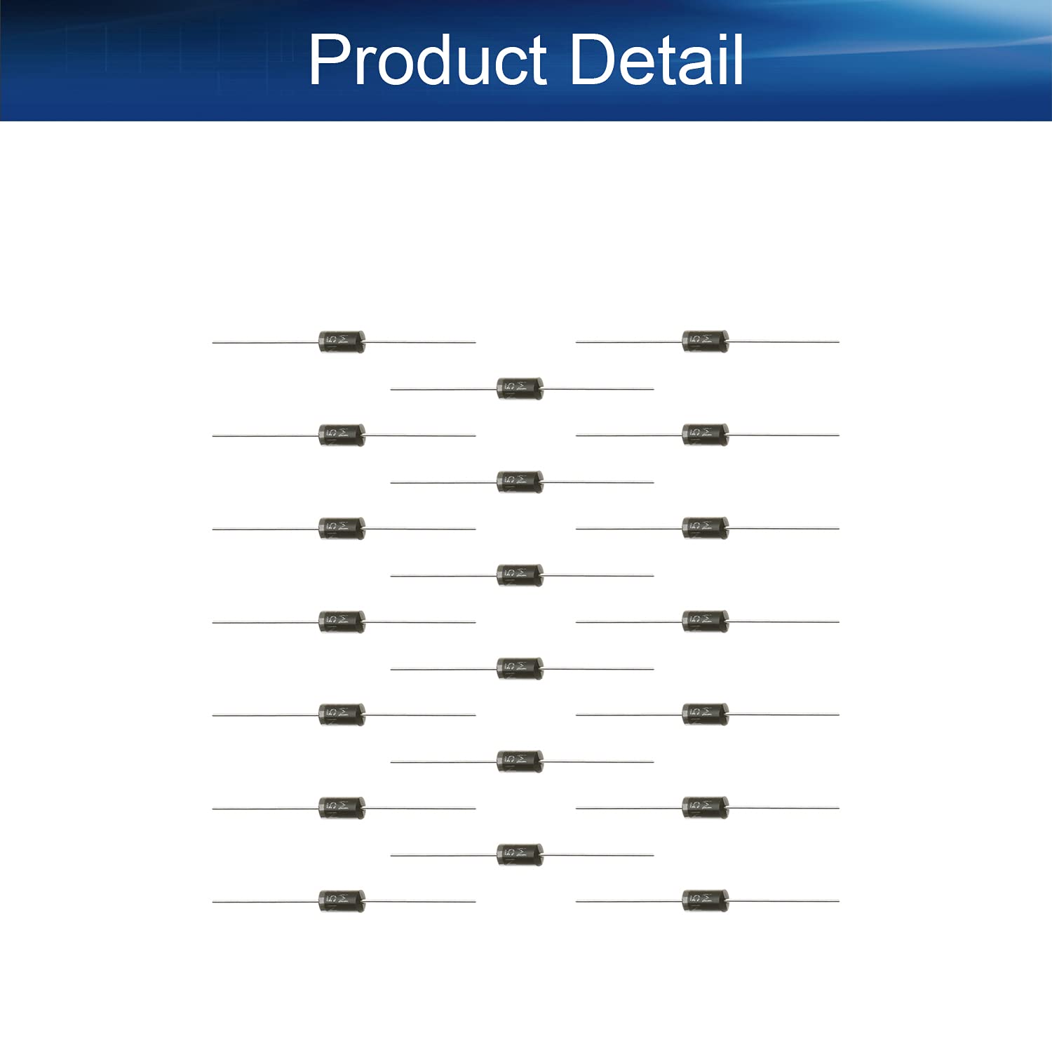 Heyiarbeit 20pcs Schottky Rectifier Diode 3A 1000V Axial Electronic Silicon Diodes for 1N5408