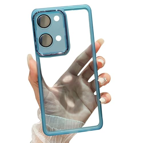 AGENIUS�EFor POCO X8 Pro �P�[�X �N���A �����Y�J�o�[�t�� �J�o�[ �ϏՌ� ���� TPU �\�t�g�P�[�X �X�g���b�v�� ������ ���� For ���� �V���I�~ X8 �v��(�N���A�u���[)