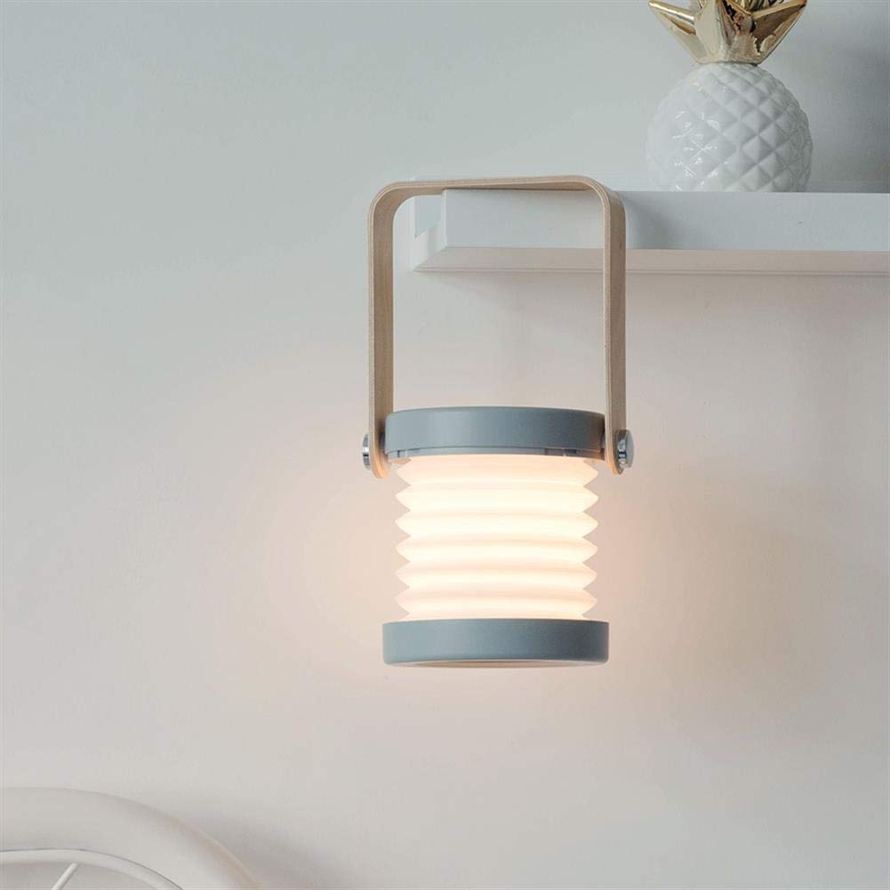 Lampe de lecture portable grise, le cadeau idéal à économie d'énergie pour vos amis