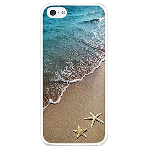 Protective Case Cover for iPhone 5c Beautiful Beach Scene