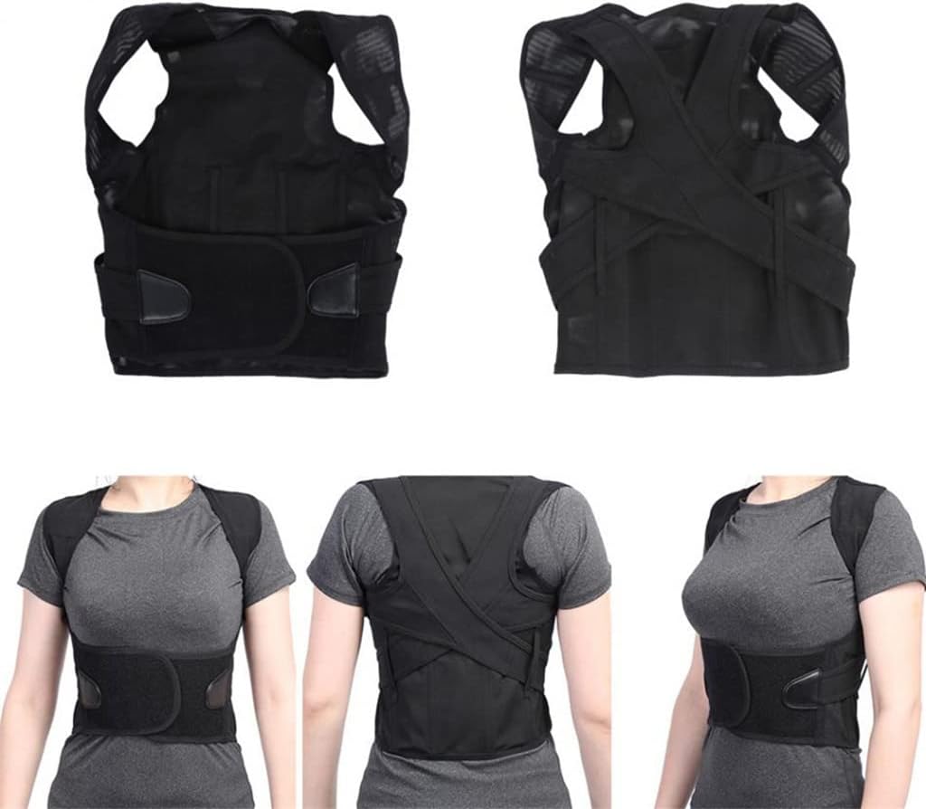 Back Posture Corrector Invisible Clavicle Support Brace Back Shoulder Neck Relief Adult Kyphosis(S Code)