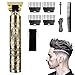 Tagliacapelli Uomo Professionale Tagliacapelli 0 mm Rasoio Elettrico Capelli Ricarica USB Macchinetta Barba Cordless Hair Trimmer,Adatto a Bambini,Adulti e Barbiere (Oro)