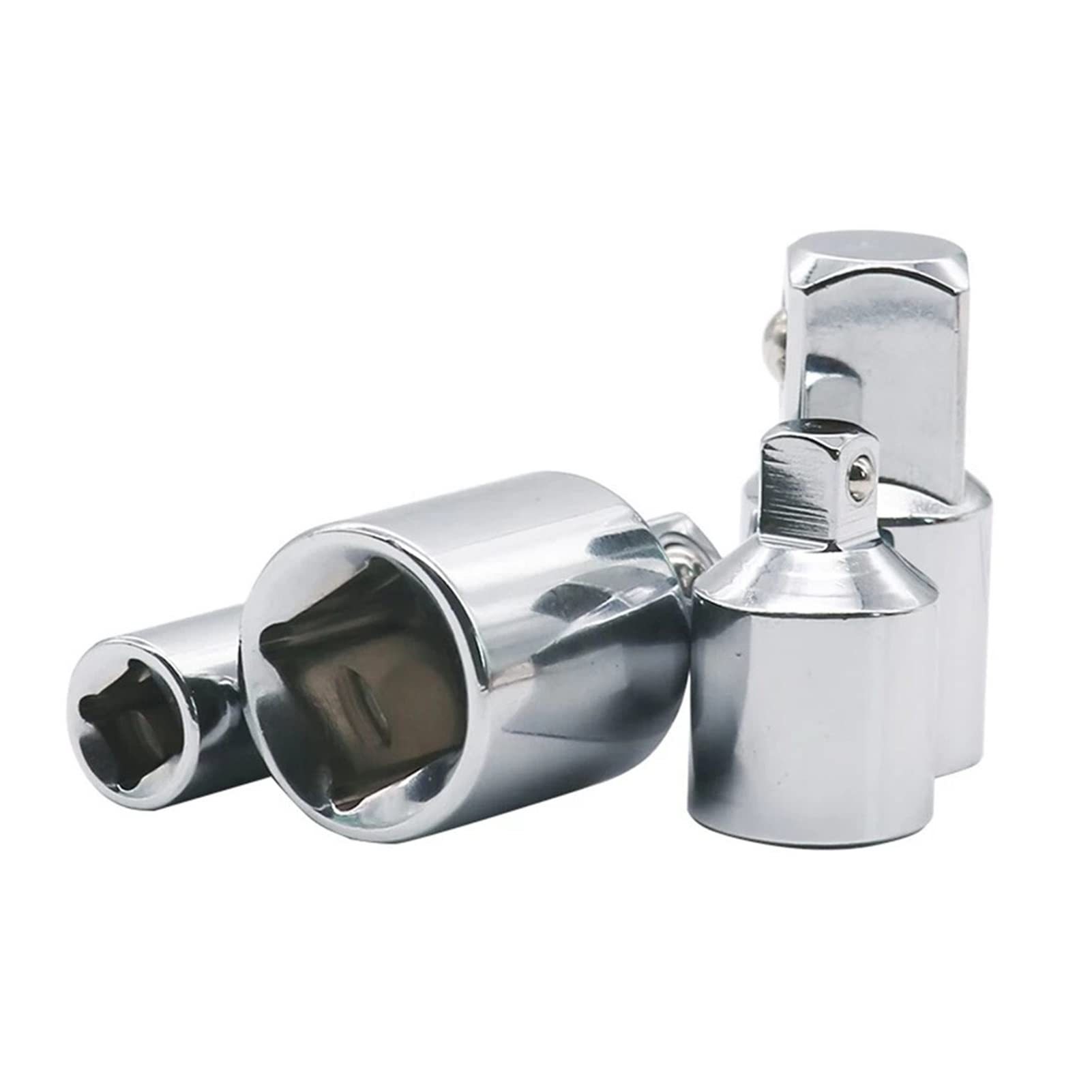 Zestaw 4 adapterów nasadek klucza grzechotkowego z redukcją 1/2" na 3/8" na 1/4" do elektrycznych kluczy udarowych i grzechotek