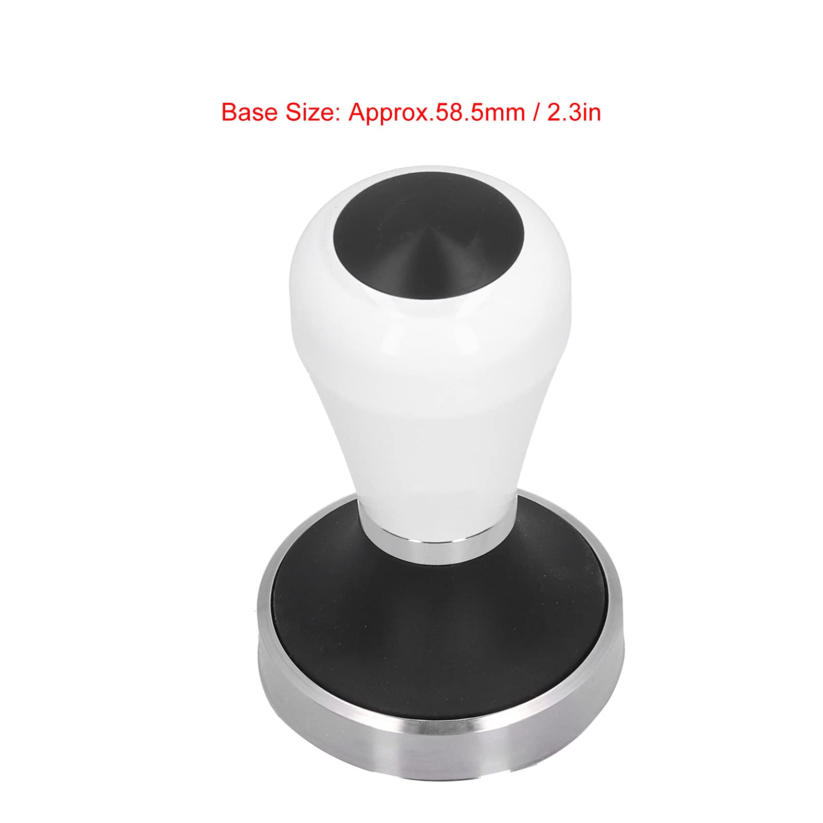 58.5mm Podstawa Ubijaka Do Kawy, Ubijak Do Espresso, Kawa Mielona Ze Stali Nierdzewnej Prasa Do Fasoli Młotek Galwaniczna Prasa Do Kawy Mielonej Ze Stali Nierdzewnej