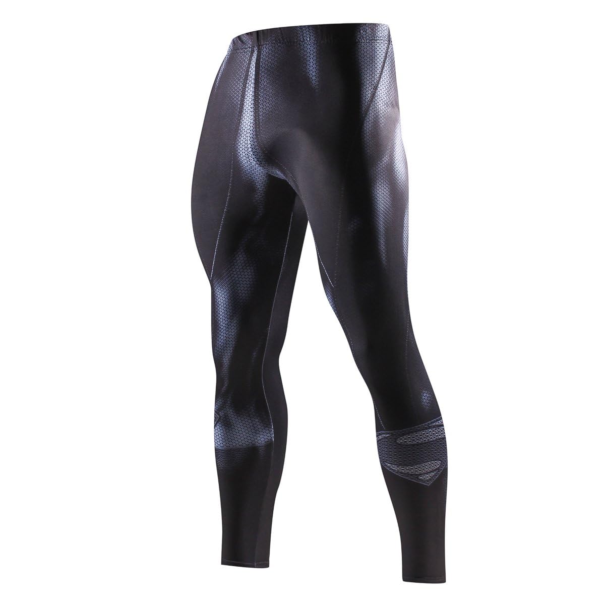 Nessfit Mens Compression Superhero Tights Base Layer Leggings Gym Long Running Thermal Workout (Large, Superhero 11)