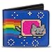 Buckle-Down Bifold Wallet Nyan Cat