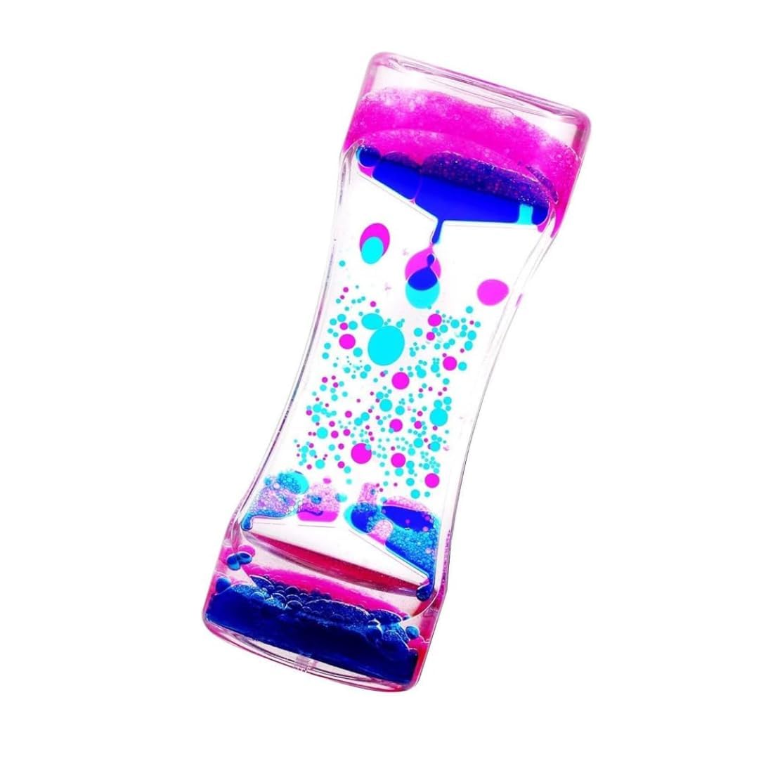 Liquid Motion Bubbler Sensory Toy for Kids & Adults | Colorful Liquid Timer Fidget Toy for Stress Relief | Relaxing Office Desk Decor & Learning Toy (Pack of 1 (Blue))-image-16