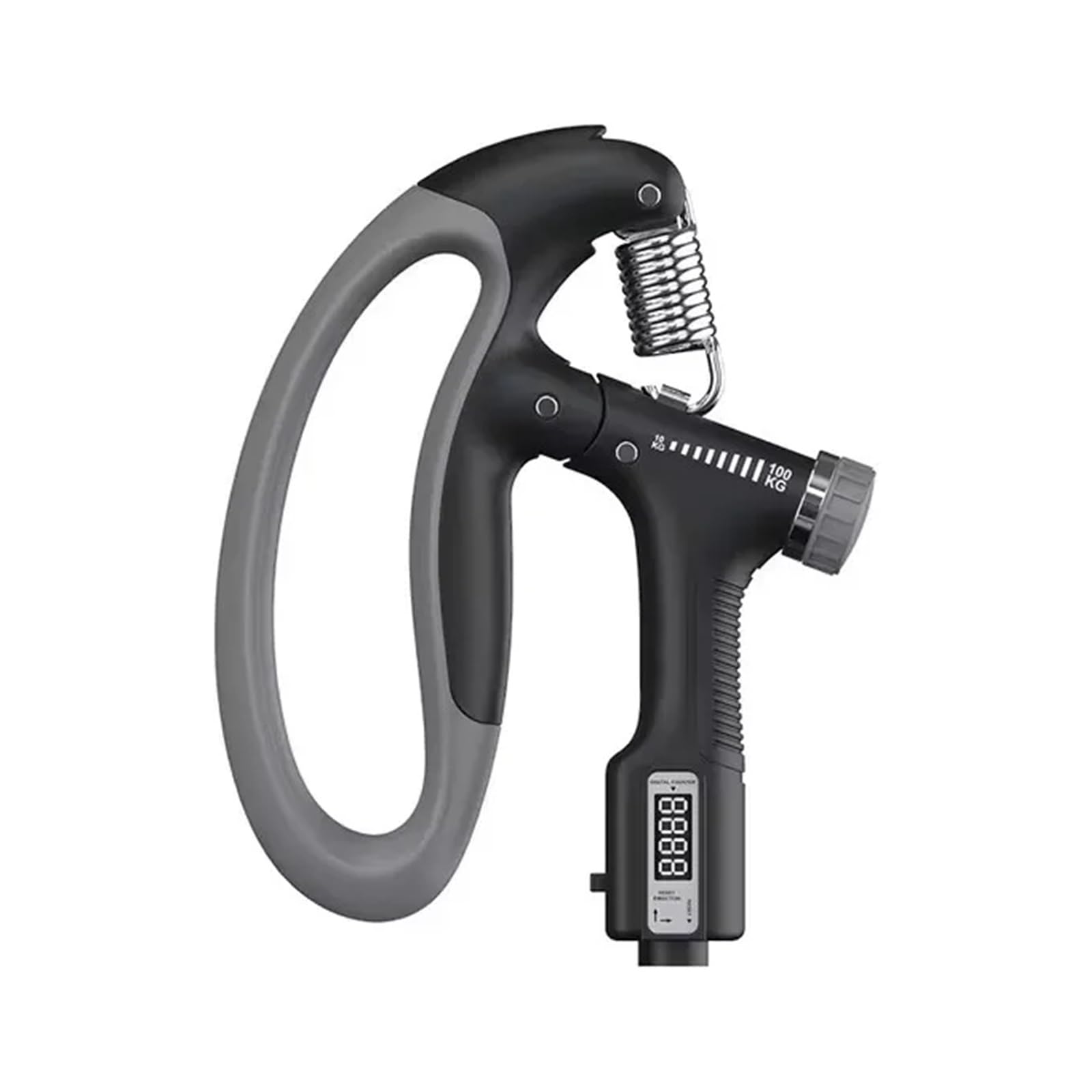 FLYIODFCXV Wrist trainer, 5-120kg Hand Strengthener Adjustable Muscle Recovery Fitness Strength Exercise Handgrip(Elec 10-100Kg-F)
